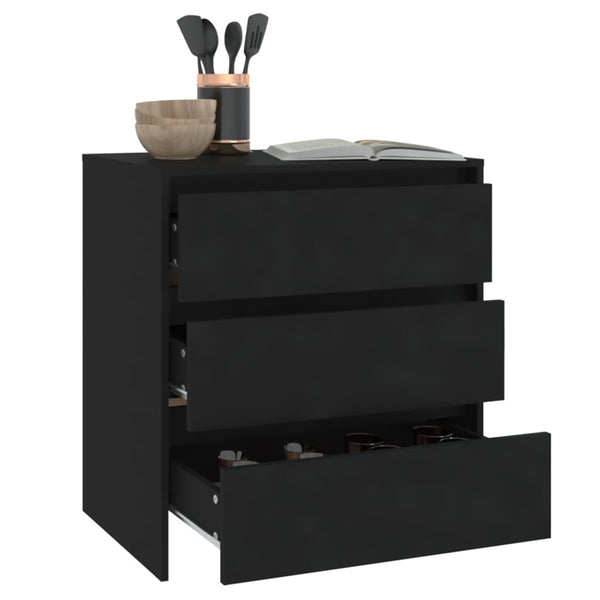 Musta senkki Jamel 70x41x75cm (puinen)