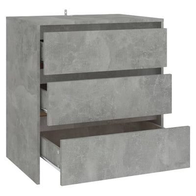 Senkki betoninharmaa 70x41x75 cm tekninen puu