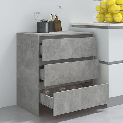 Senkki betoninharmaa 70x41x75 cm tekninen puu