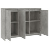 Senkki betoninharmaa 102x33x75 cm lastulevy