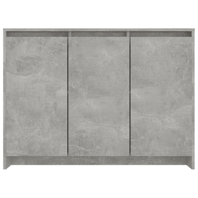 Senkki betoninharmaa 102x33x75 cm lastulevy