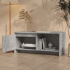 TV-taso betoninharmaa 90x35x40 cm tekninen puu