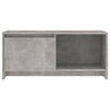 TV-taso betoninharmaa 90x35x40 cm tekninen puu