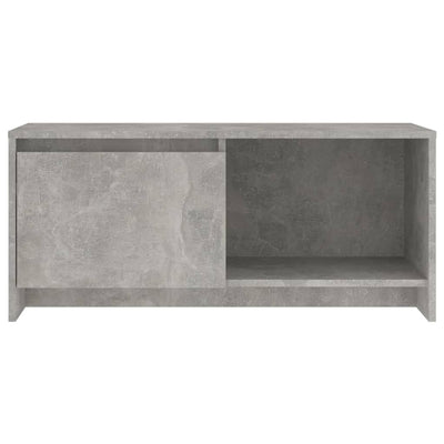 TV-taso betoninharmaa 90x35x40 cm tekninen puu