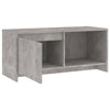 TV-taso betoninharmaa 90x35x40 cm tekninen puu