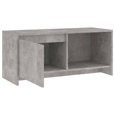 TV-taso betoninharmaa 90x35x40 cm tekninen puu