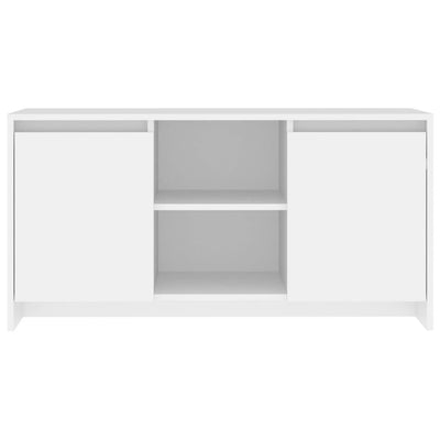 TV-taso valkoinen 102x37,5x52,5 cm tekninen puu