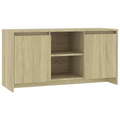 TV-taso Sonoma-tammi 102x37,5x52,5 cm tekninen puu