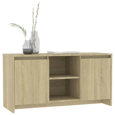 TV-taso Sonoma-tammi 102x37,5x52,5 cm tekninen puu