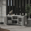 TV-taso betoninharmaa 102x37,5x52,5 cm tekninen puu