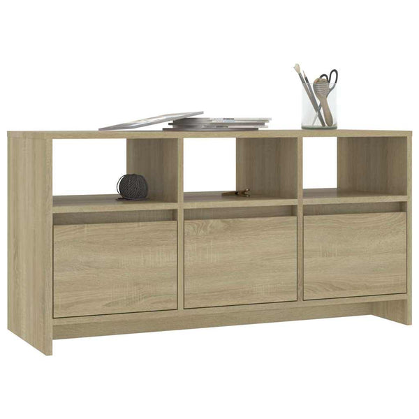 TV-taso Sonoma-tammi 102x37,5x52,5 cm tekninen puu