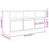TV-taso Sonoma-tammi 102x37,5x52,5 cm tekninen puu