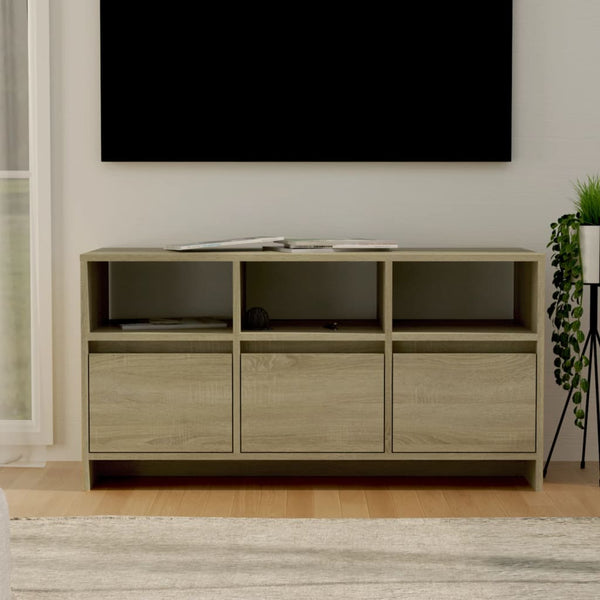 TV-taso Sonoma-tammi 102x37,5x52,5 cm tekninen puu