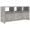 TV-taso betoninharmaa 102x37,5x52,5 cm tekninen puu