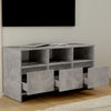 TV-taso betoninharmaa 102x37,5x52,5 cm tekninen puu