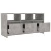 TV-taso betoninharmaa 102x37,5x52,5 cm tekninen puu