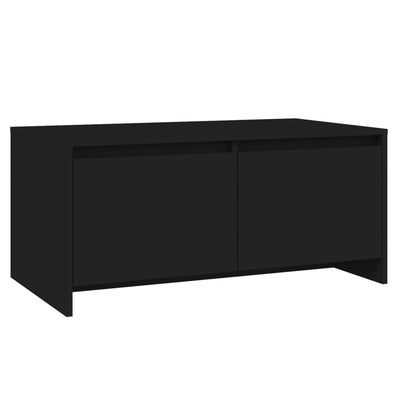 Sohvapöytä musta 90x50x41,5 cm tekninen puu