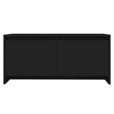 Sohvapöytä musta 90x50x41,5 cm tekninen puu