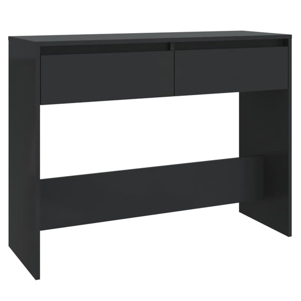 Konsolipöytä musta 100x35x76,5 cm tekninen puu