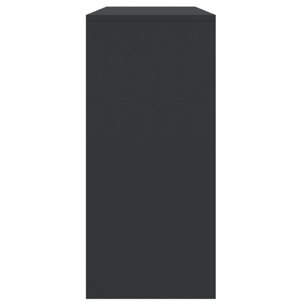 Konsolipöytä musta 100x35x76,5 cm tekninen puu