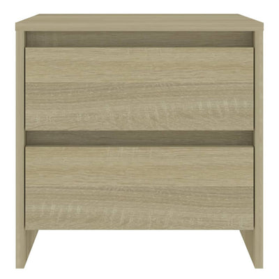 Yöpöydät 2 kpl Sonoma-tammi 45x34,5x44,5 cm tekninen puu