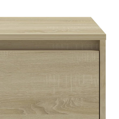 Yöpöydät 2 kpl Sonoma-tammi 45x34x44,5 cm tekninen puu