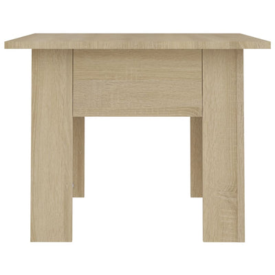 Sohvapöytä Sonoma-tammi 55x55x42 cm lastulevy