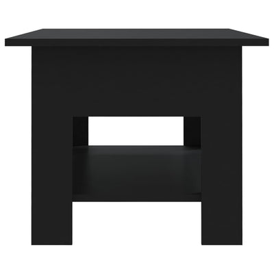 Sohvapöytä musta 102x55x42 cm tekninen puu