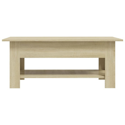 Sohvapöytä Sonoma-tammi 102x55x42 cm tekninen puu