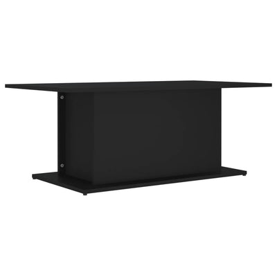 Sohvapöytä musta 102x55,5x40 cm tekninen puu
