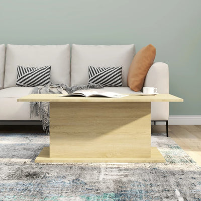 Sohvapöytä Sonoma-tammi 102x55,5x40 cm tekninen puu