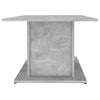 Sohvapöytä betoninharmaa 102x55,5x40 cm lastulevy