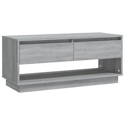 TV-taso harmaa Sonoma 102x41x44 cm tekninen puu