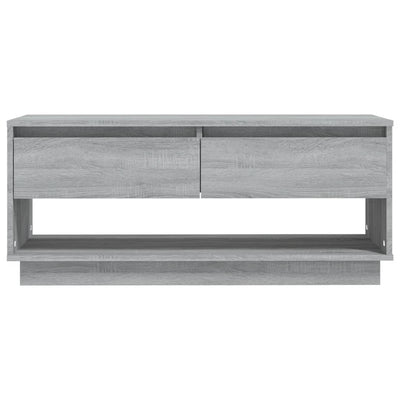 TV-taso harmaa Sonoma 102x41x44 cm tekninen puu