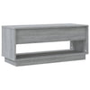TV-taso harmaa Sonoma 102x41x44 cm tekninen puu