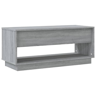 TV-taso harmaa Sonoma 102x41x44 cm tekninen puu