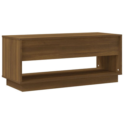 TV-taso ruskea tammi 102x41x44 cm tekninen puu