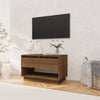 TV-taso ruskea tammi 70x41x44 cm tekninen puu
