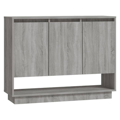 Senkki harmaa Sonoma 97x31x75 cm tekninen puu