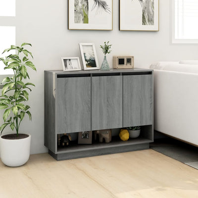 Senkki harmaa Sonoma 97x31x75 cm tekninen puu