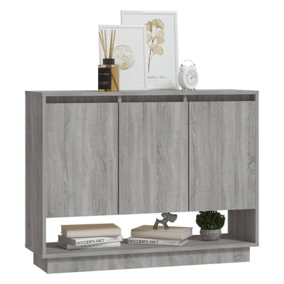 Senkki harmaa Sonoma 97x31x75 cm tekninen puu