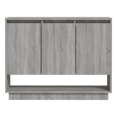 Senkki harmaa Sonoma 97x31x75 cm tekninen puu