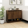 Senkki ruskea tammi 97x31x75 cm lastulevy