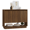 Senkki ruskea tammi 97x31x75 cm lastulevy