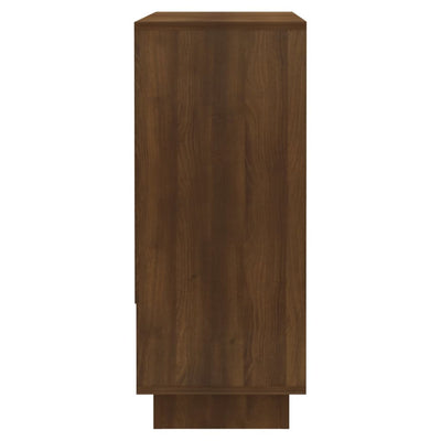 Senkki ruskea tammi 97x31x75 cm lastulevy