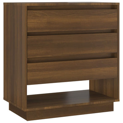 Senkki ruskea tammi 70x41x75 cm tekninen puu