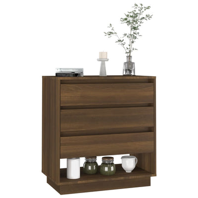Senkki ruskea tammi 70x41x75 cm tekninen puu