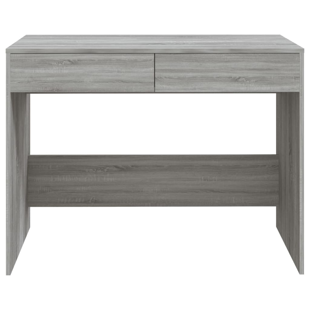 Harmaa työpöytä Claudius 101x50x76,5cm (puinen)