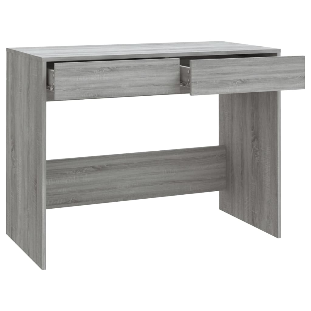 Harmaa työpöytä Claudius 101x50x76,5cm (puinen)