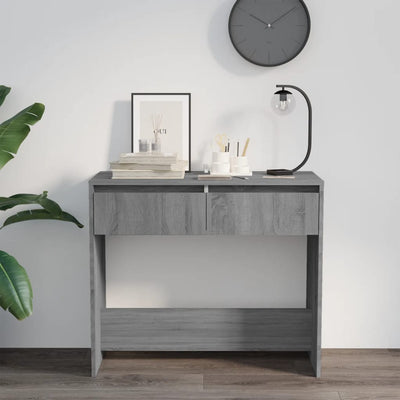 Konsolipöytä harmaa Sonoma 89x41x76,5 cm tekninen puu
